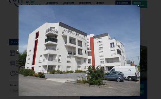 Appartement Type 3 - 66 m² avec balcon - Troyes