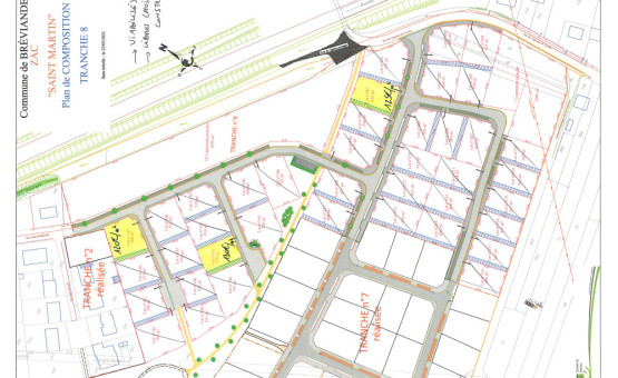 Terrains à bâtir à BREVIANDES ZAC SAINT MARTIN Tranche 8 - Bréviandes